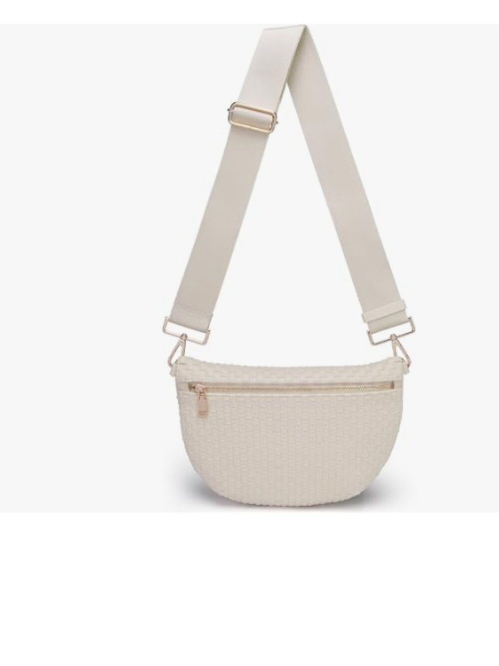 Woven Crossbody Bag for Women Stylish Leather Bum Bag Sling Purses Chest bag for